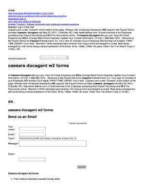 The DocAgent Payroll e-Document . . Docagent caesars